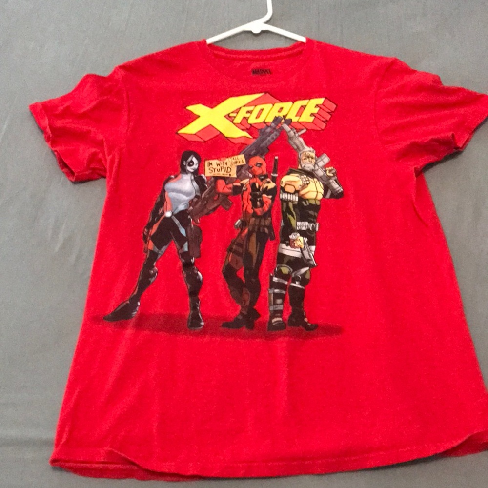 Marvel Xforce T Shirt Kids Size M Pre Owned